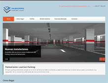Tablet Screenshot of parkingpalmacenter.com